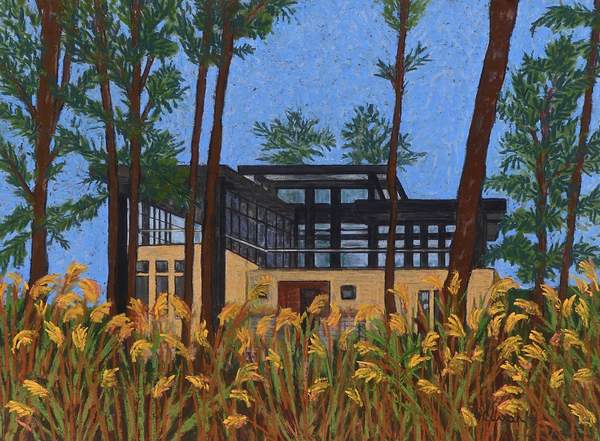 "The Phillips Home," pastel by Andi Curran